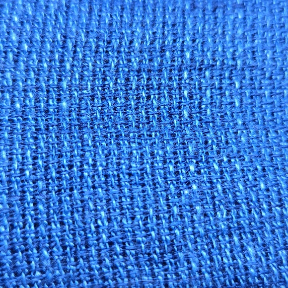 Faherty Indigo Basketweave Short Sleeve Palma Linen Button Front Shirt NWOT - Picture 15 of 15